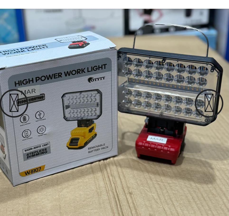 High Power Work Light  (18v Battery)