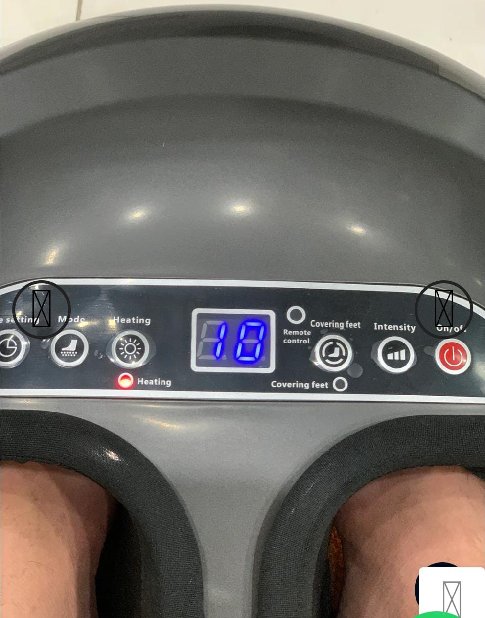 Foot Massager with Heat and Timer (USA)