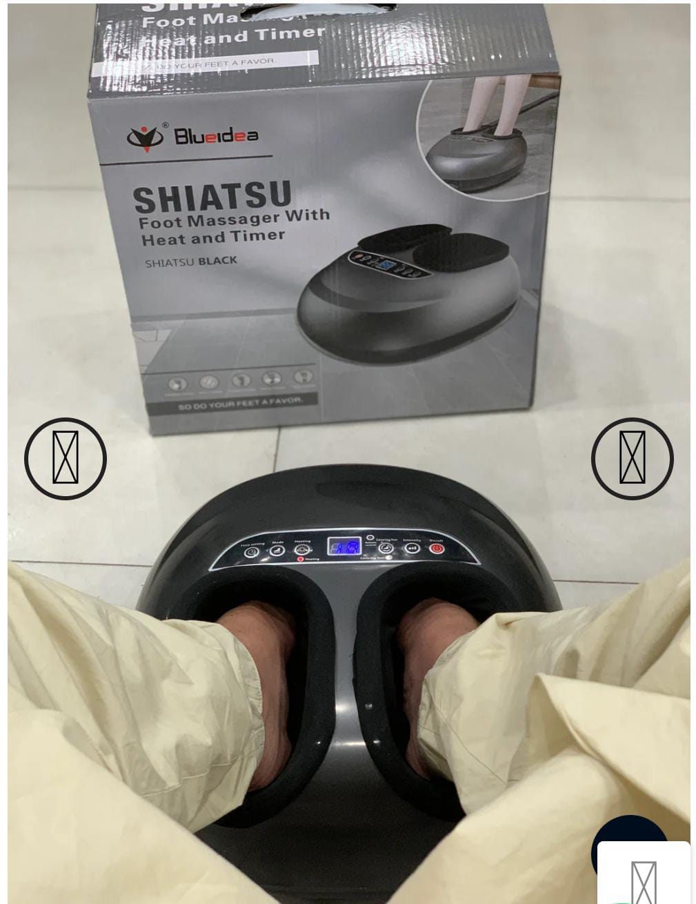 Foot Massager with Heat and Timer (USA)